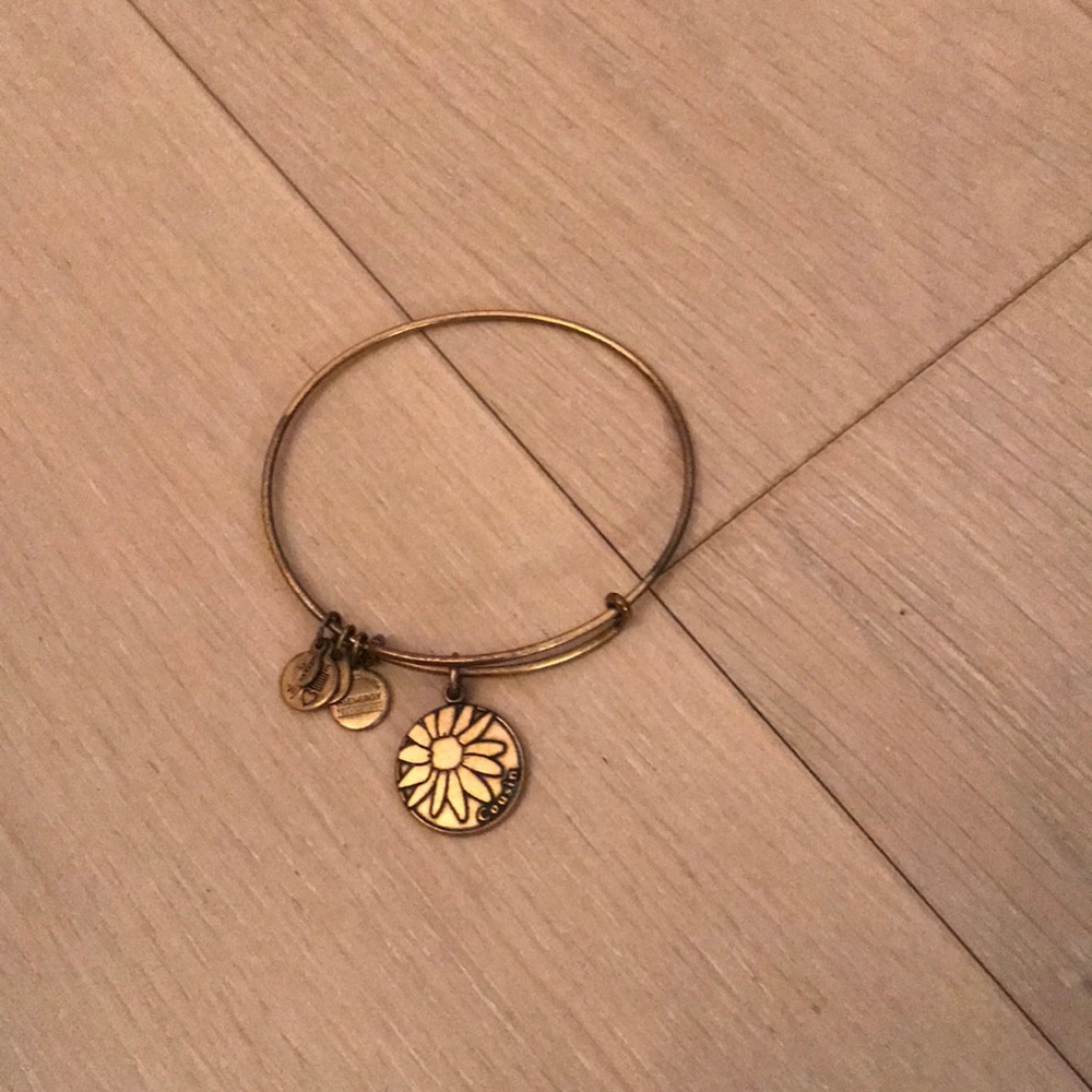 Alex and Ani gold “Cousin” bracelet